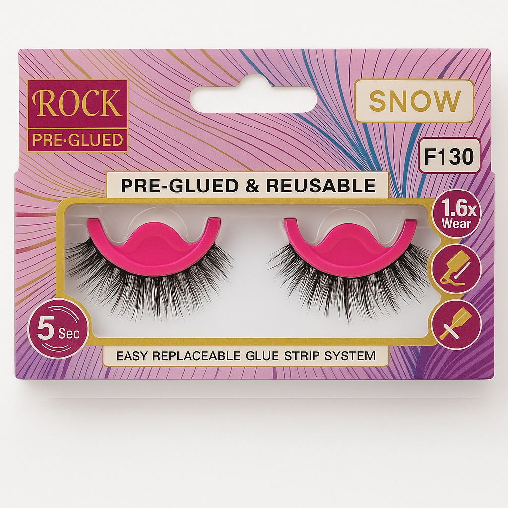 رموش  سهله التركيب