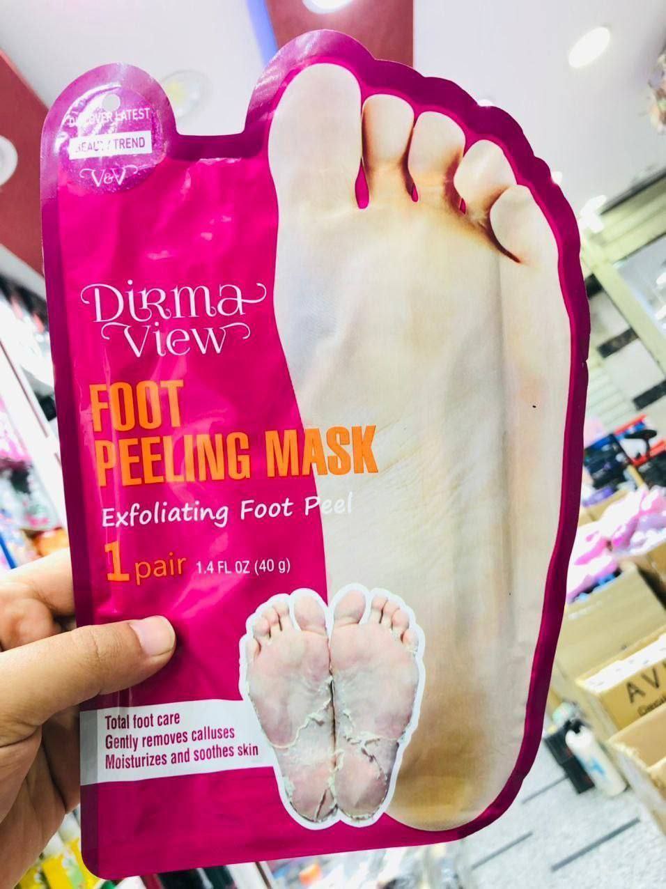 ماسك تقشير القدم الكوري قطعة + قطعة هدية